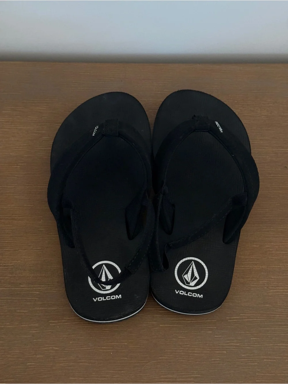 Volcom Black Kids Flip Flop Sandals